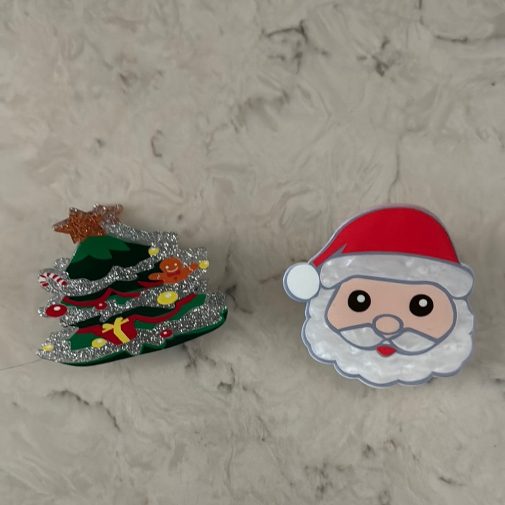 CUTE! Christmas Hair Clips
